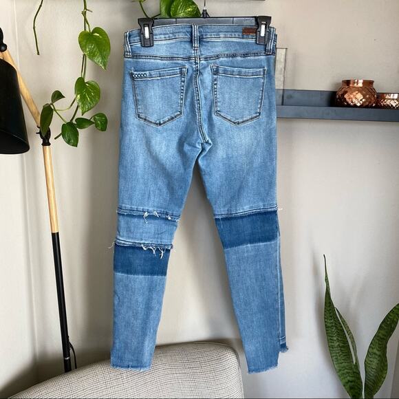 BlankNYC Skinny Classique Crop Patchwork F… - Picture 4 of 7